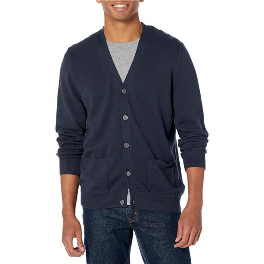 Men's Cotton Cardigan Sweater